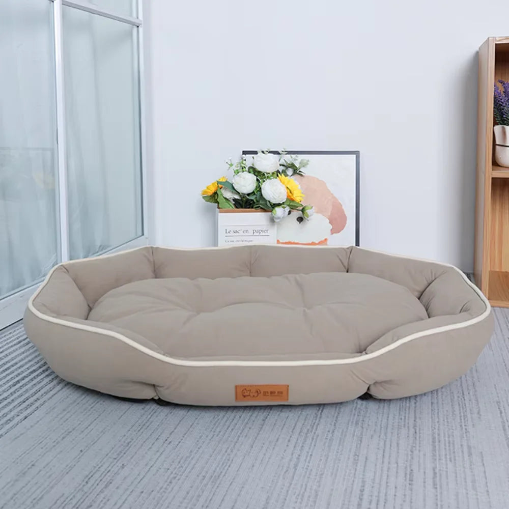 CozyPaws Organic Cotton Dog Bed- M-XXL