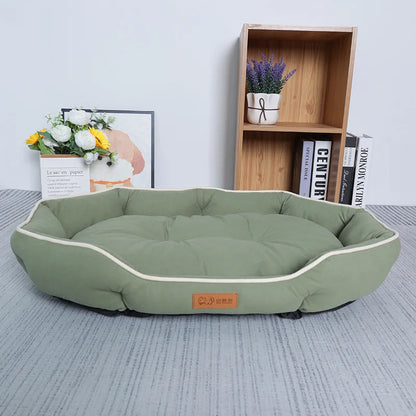 CozyPaws Organic Cotton Dog Bed- M-XXL