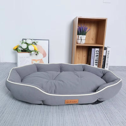 CozyPaws Organic Cotton Dog Bed- M-XXL