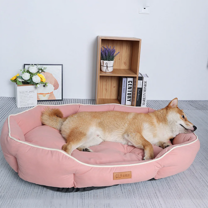 CozyPaws Organic Cotton Dog Bed- M-XXL
