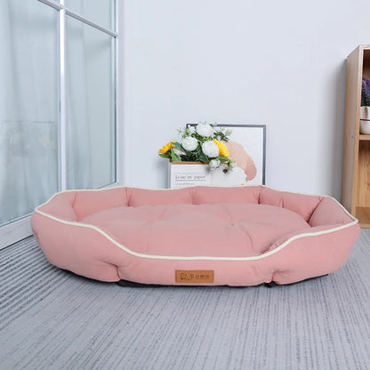CozyPaws Organic Cotton Dog Bed- M-XXL